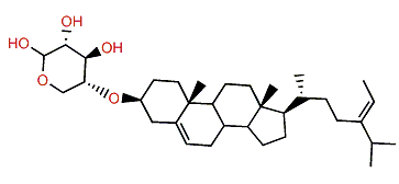 (E)-Stigmasta-5,24(28)-dien-3b-ol 3-O-b-D-xylopyranoside